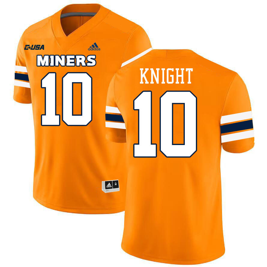 Tyrice Knight UTEP Jersey,UTEP Miners #10 Tyrice Knight College Football Jersey,Uniforms-Orange